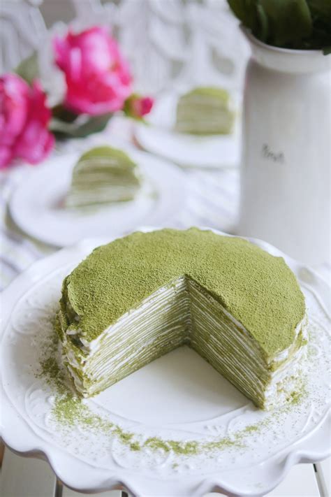 Matcha Crepe Cake Sydney Thresa Morse