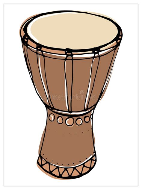 Djembe Hand Drum Stock Illustrations Djembe Hand Drum Stock