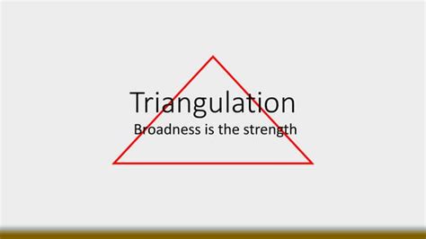 Triangulation | PPT