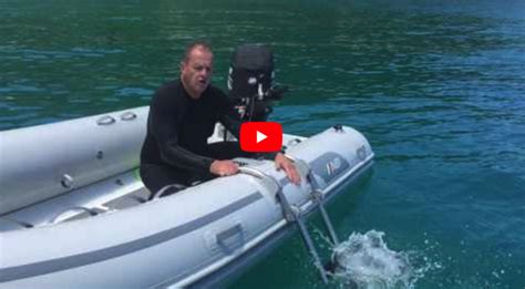 The Perfect Ladder For An Inflatable Boat RIB RIBs ONLY