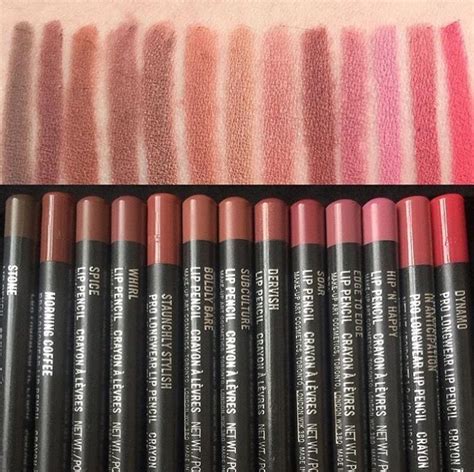 Mac Lip Liner Swatches