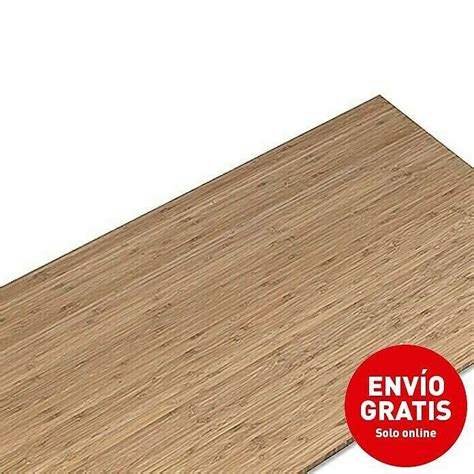 Exclusivholz Tablero de madera laminada Bambú 2 200 x 600 x 18 mm