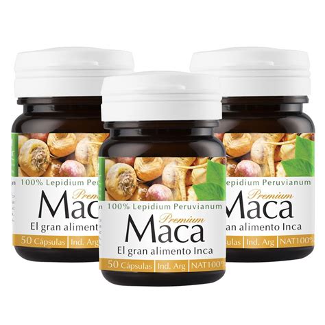 Pack Natier Maca Concentrada Premium X C Psulas El Gran Alimento