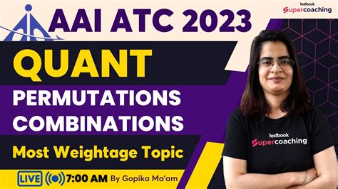 Aai Atc Quant Classes Permutation Combination Aai Atc