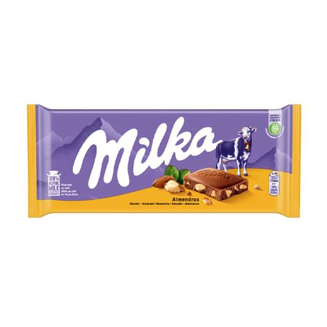 Mercadão Pingo Doce Tablete de Chocolate Amêndoas Milka