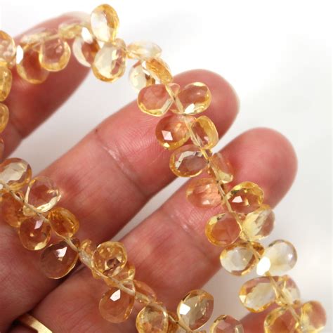 Wholesale Semiprecious Gemstone Beads Genuine Citrine Gemstone Bead