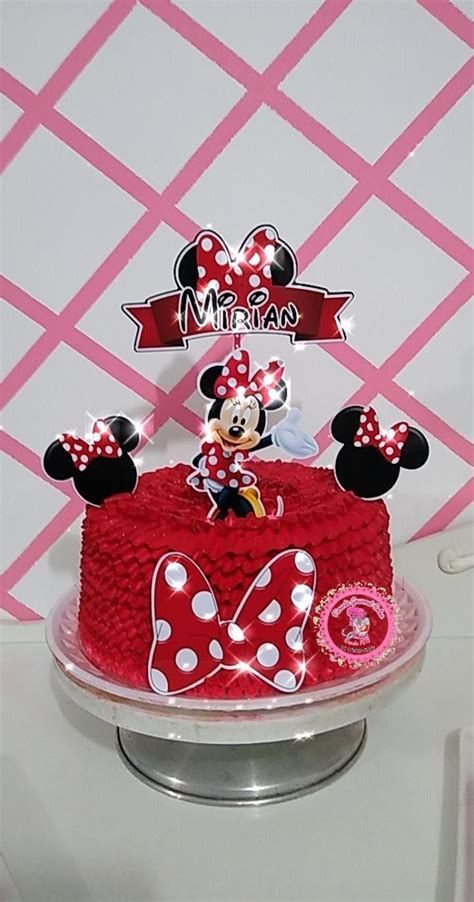 Descobrir 84 Imagem Bolo De Chantilly Da Minnie Br Thptnganamst Edu Vn