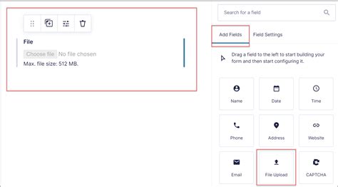 How To Upload Files Through A Form File Upload Field