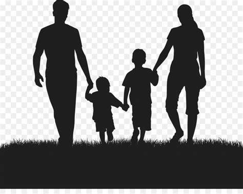 Free Black Family Silhouette, Download Free Black Family Silhouette png ...