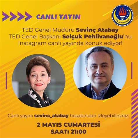 Ted Genel M D R Sevin Atabay Ted Genel Ba Kan Sel Uk Pehlivano Lu