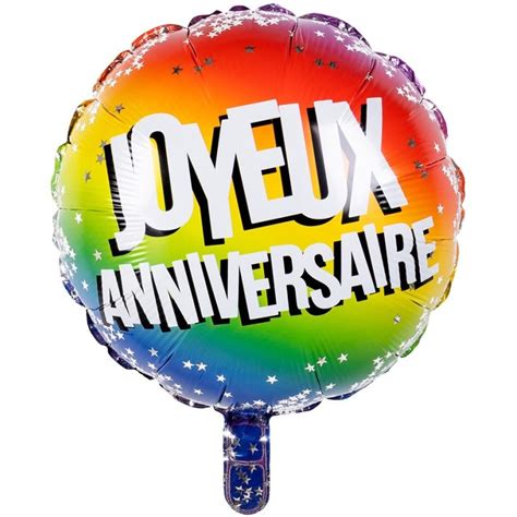 ballon joyeux anniversaire cm les pinatascom