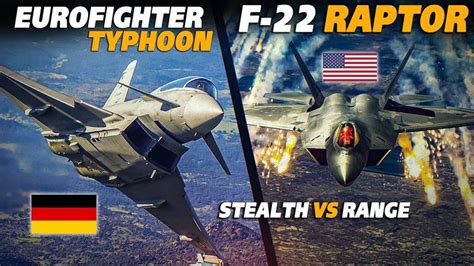 F-22 Raptor Vs Eurofighter Typhoon | Stealth Vs Range | Digital Combat Simulator | DCS ...