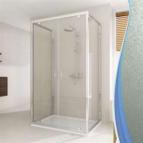 CABINE DOUCHE 3 CÔTÉS 90X80X90 CM H198 OPAQUE MOD CRISTAL TRIO 2