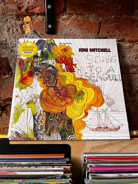 LP Records | Joni Mitchell Song To A Seagull Yellow Vinyl