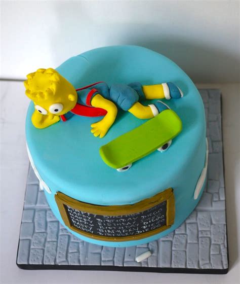 Bart Simpson Cake - CakeCentral.com