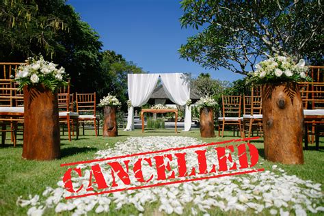 Disappointment Of A Cancelled Wedding Celebration Blog Universal