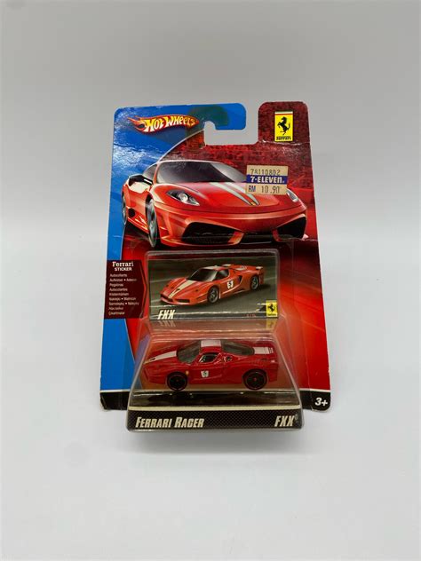 2007 Hot Wheels Ferrari Racer Ferrari FXX Red