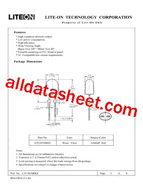 Ltl H Srks Datasheet Pdf Lite On Technology Corporation