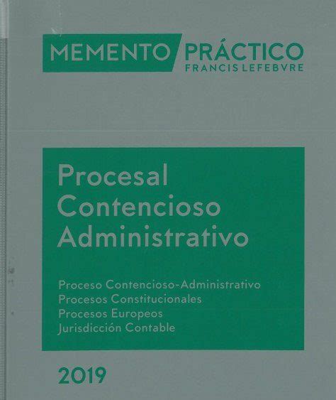 6 196 MEMENTO PRACTICO PROCESAL CONTENCIOSO ADMINISTRATIVO 2019