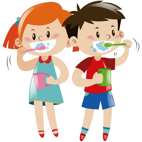 Kids Brushing Teeth Clipart | Free download on ClipArtMag