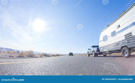 Daytime Road Trip: Nevada To California on HWY 15 Editorial Stock Image ...