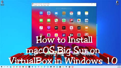 How To Install MacOS Big Sur On VirtualBox In Windows 10 YouTube