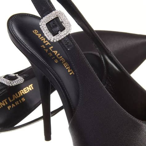 Saint Laurent Pumps High Heels Yasmeen Slingback Pumps In Zwart