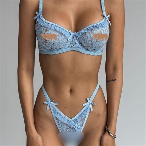 Floral Lace Lingerie Etsy