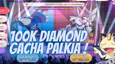 Gacha K Diamond Red Draw Palkia Dan Kyogre Megamon Youtube