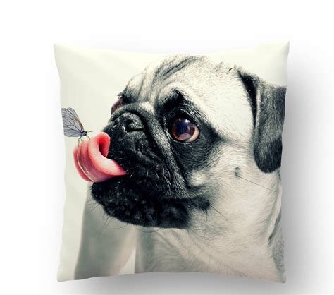 Pug Pillow Pug Throw Pillow Throw Pillow Pug Dog Pillow - Etsy