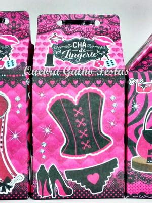 Caixa Milk Cha De Lingerie Lembrancinhas Compre Produtos Personalizados No Elo