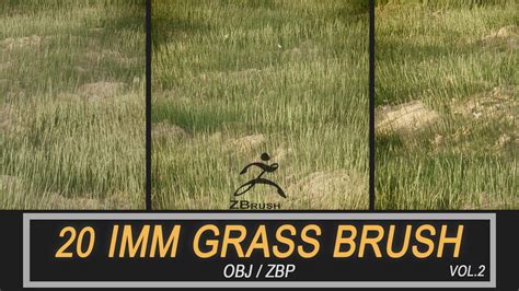 Artstation Grass Brush Imm Obj Vol 2 Brushes