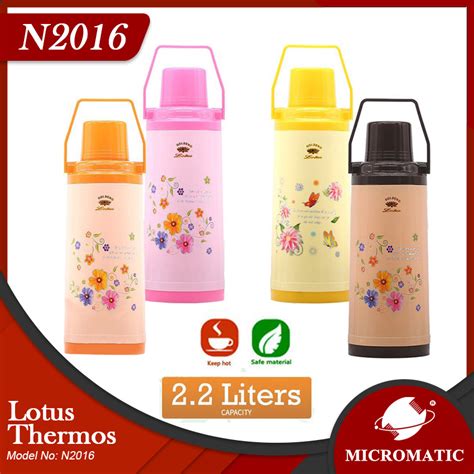 Micromatic Golden Lotus Thermos L N Random Color Lazada Ph