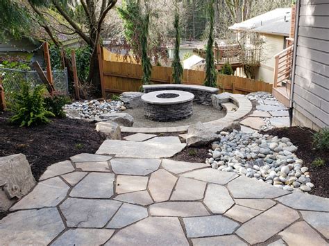 Crushed Stone Patio - Patio Ideas