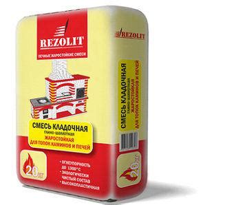 Смесь кладочная глино-шамотная Rezolit 20 кг купить в Ижевске на ...