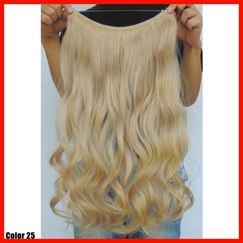 20inch blonde wavy hair extensions noble gold synthetic hair weaves ...