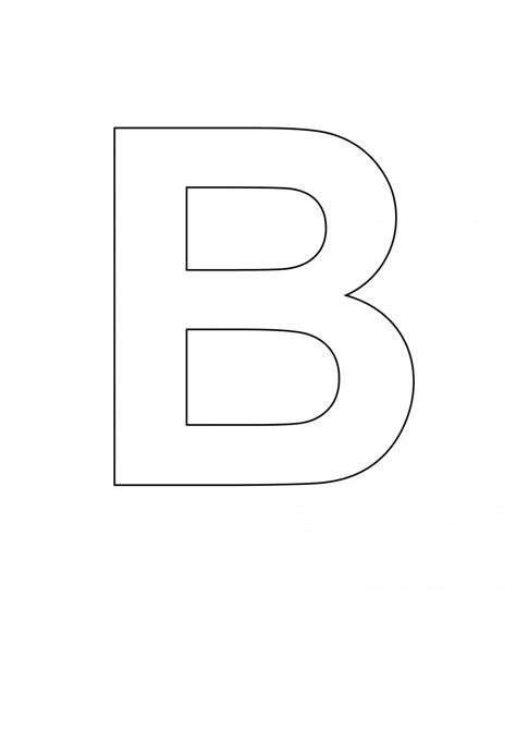 Stencil Letter B