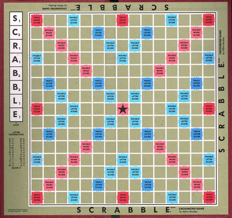 Scrabble Board Generator Template