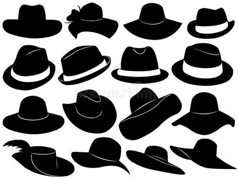 Sistema De La Colecci N De Los Sombreros Vector Ilustraci N Del Vector