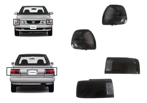 Kit Calaveras Y Cuartos Nissan Tsuru 3 Humo 1994 2018 Envío gratis