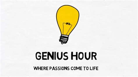 Genius Hour Is A Great Way To Incorporate Digital Literacy Into The