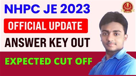 NHPC JE Answer Key 2023 NHPC JE 2023 Cutoff NHPC JE Official Update