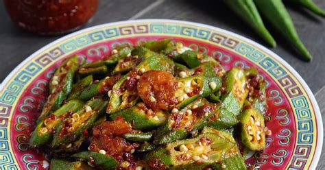 A taste of memories Echo s Kitchen Sambal Okra 叁巴秋葵