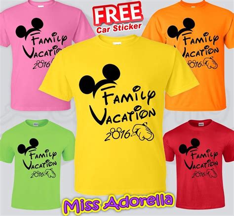 Disney Vacation Shirt Ideas