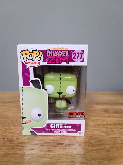 Nickelodeon Invader Zim With Cupcake Hot Topic Exclusive Funko Pop New In Box