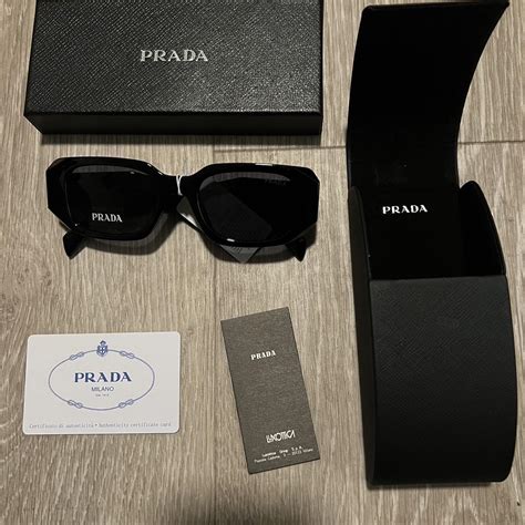 Prada Sunglasses Black 49mm 1 Day Shipping And Depop