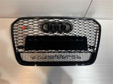 Atrapa Grill Audi A A A A Rs Rs Rs Rs Rs Black Chrom Quattro