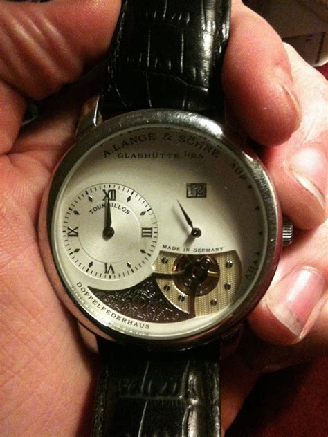 Can anyone help identify this A.Lange & Sohne watch? And how can I confirm it's authenticity ...