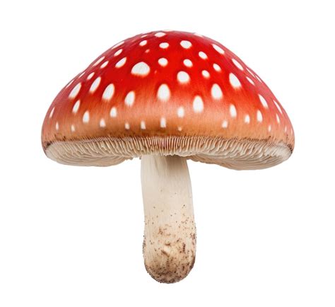 Premium Ai Image Fly Agaric Isolated On White Background