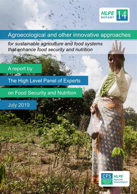 Agroecological And Other Innovative Approaches For Sustainable